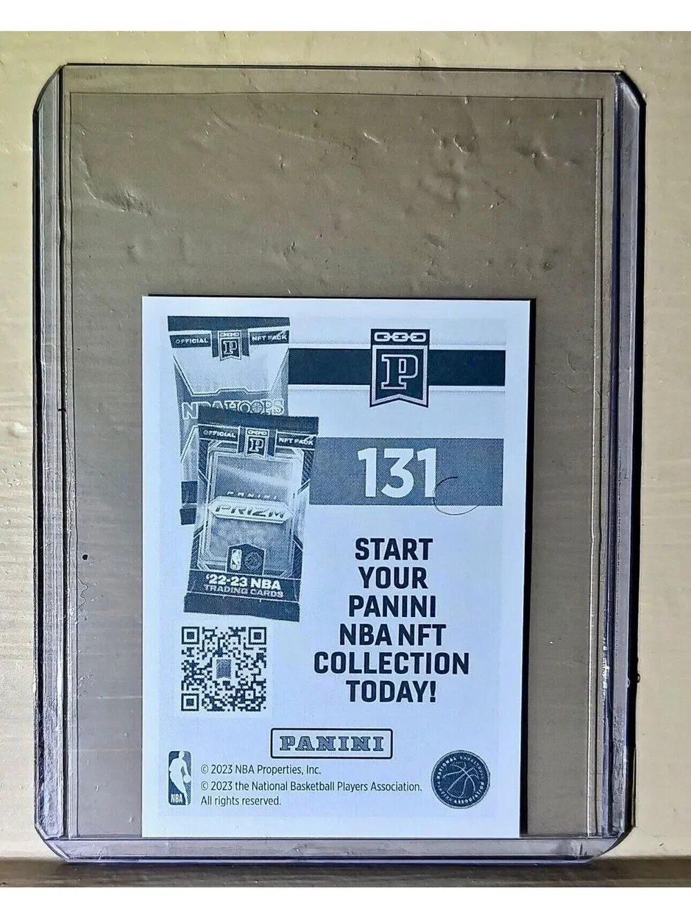 2023-24 Nicolas Claxton Panini NBA Basketball #131 Sticker Brooklyn Nets